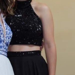 black prom dress. Worn once. Sherri Hill